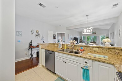 Kitchen featuring light hardwood / wood-style floo