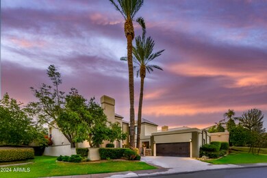 Front Entry at Twilight