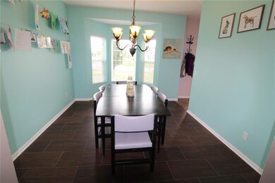 Formal dining room with brand new flooring!