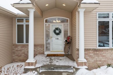 Welcoming front porch