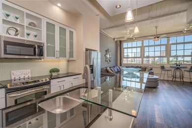 Upgraded glass panels in cabinets!