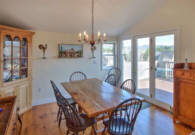 Dining room with views of the Quechee Ski Hill.