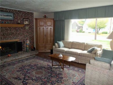 Living Room. Huge living room with hardwood floor,