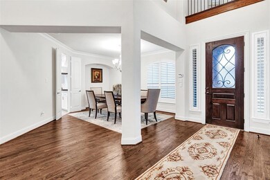 You know this home is special the moment you step through the front door with wrought iron accents and are greeted by the hardwood floors, serene formal dining room and two story foyer!