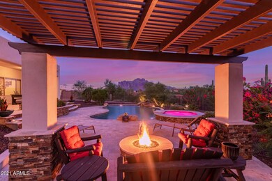 Mountain views from Pergola and Pool