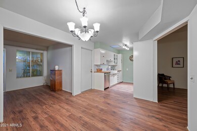 View of kitchen and AZ room