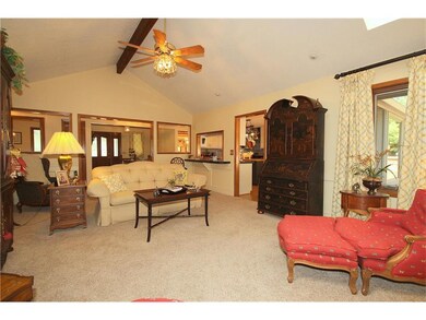 Beautiful and spacious great room with skylights, 