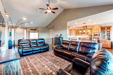 Huge open family room and kitchen