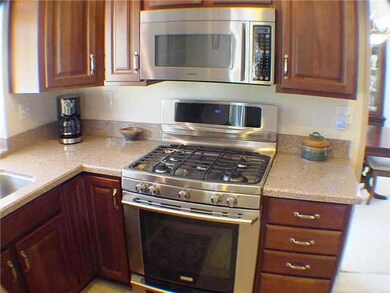 Stainless Steel Five Burner Gas Range and Microwav