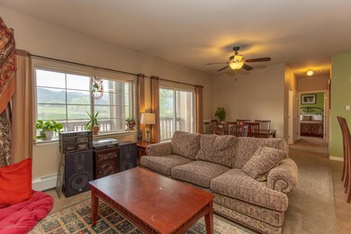 Living, Dining and Kitchen Areas