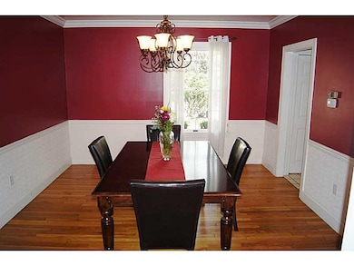 Dining Room. Dining Room with Crown Molding, Pictu