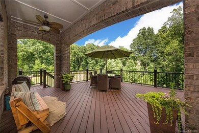 What a place to entertain!  Huge deck is partially