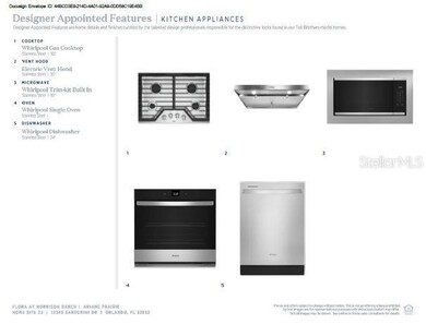 Upgraded included appliance package