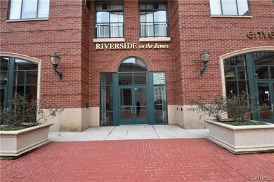 Entrance to Riverside- secure Controlled access bu