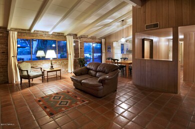 Living room open to kitchen