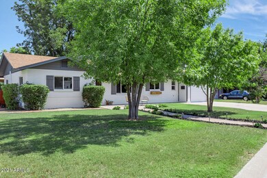 Mature trees and lush lawns