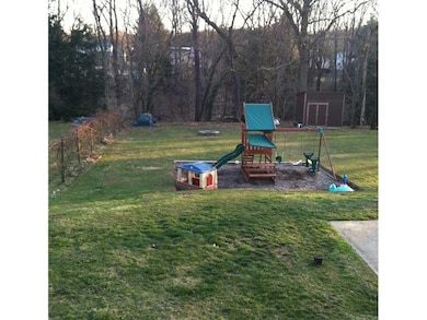 Exterior Back. Big back yard, backs to woods! lots
