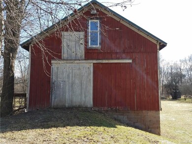 Front of barn