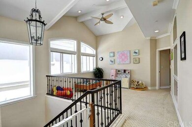 Large loft area great for playroom or den.