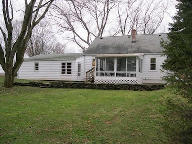 Exterior Back. Parklike back yard.  View of Three 