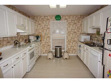 Kitchen. Plenty of cabinets in kitchen, private ye