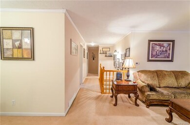 Hallway toward the 3 upstairs bedrooms.