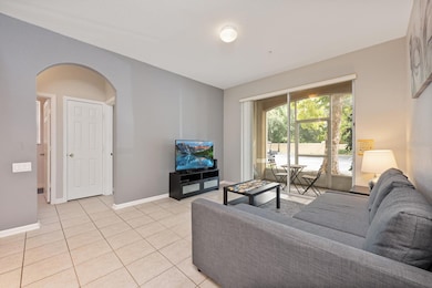 The generously sized Living area is ideal for relaxing after a day at the parks, or hosting guests.