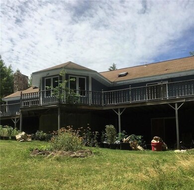 Exterior back in summer