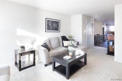 Excellent flow between living, dining and kitchen