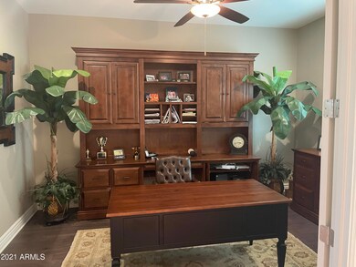 Office off of the foyer