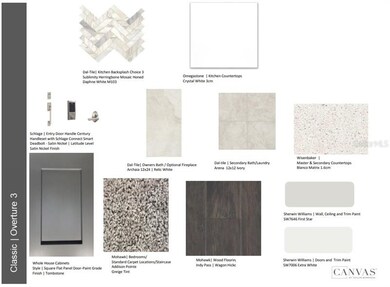 Design selections. This home is currently under co
