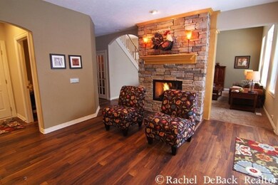 cozy fireplace