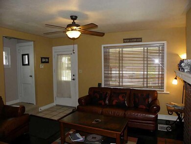 Living Room. Ceramic Tile entry off Covered Front 