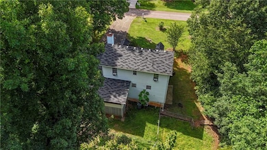 Aerial view of property and surrounding area