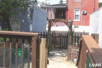 Fenced in back yard  with off street parking
