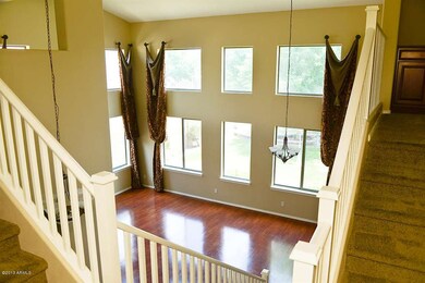 Living Rm with railing
