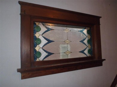 Transom Window at  the staircase