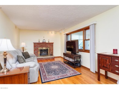 First floor family room offers hardwood flooring a
