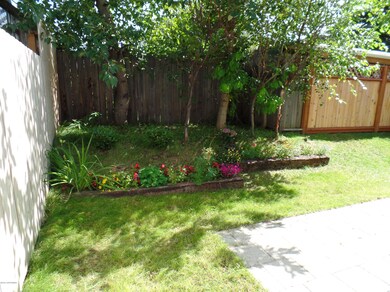 Railroad tie flower garden