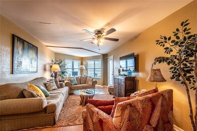 Notice the sitting area behind the loveseat.