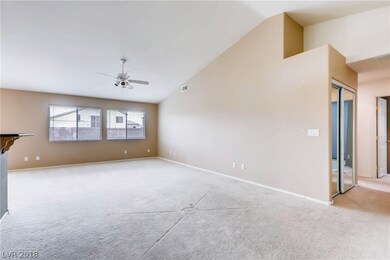 View of living room from front door.
