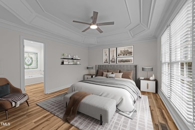 Virtually Staged Owner's Bedroom