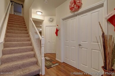 entry hall  french doors to extra room