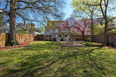 View from far end of back yard.  Storybook!