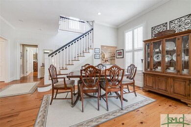 Formal dining area.