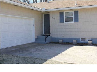 front entry with area for landscaping