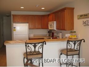 Kitchen has breakfast bar