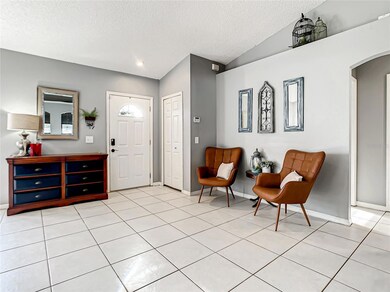 View to the front entrance