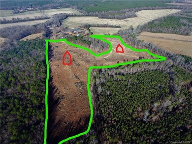 Two potential house sites. Sites have not been soi
