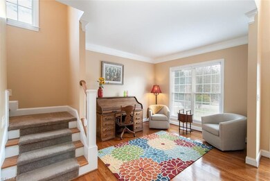 Stairway to second level - Open Floor plan
